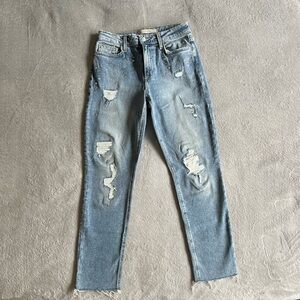 Joe’s jeans “The Kass” ankle jean with rhinestones